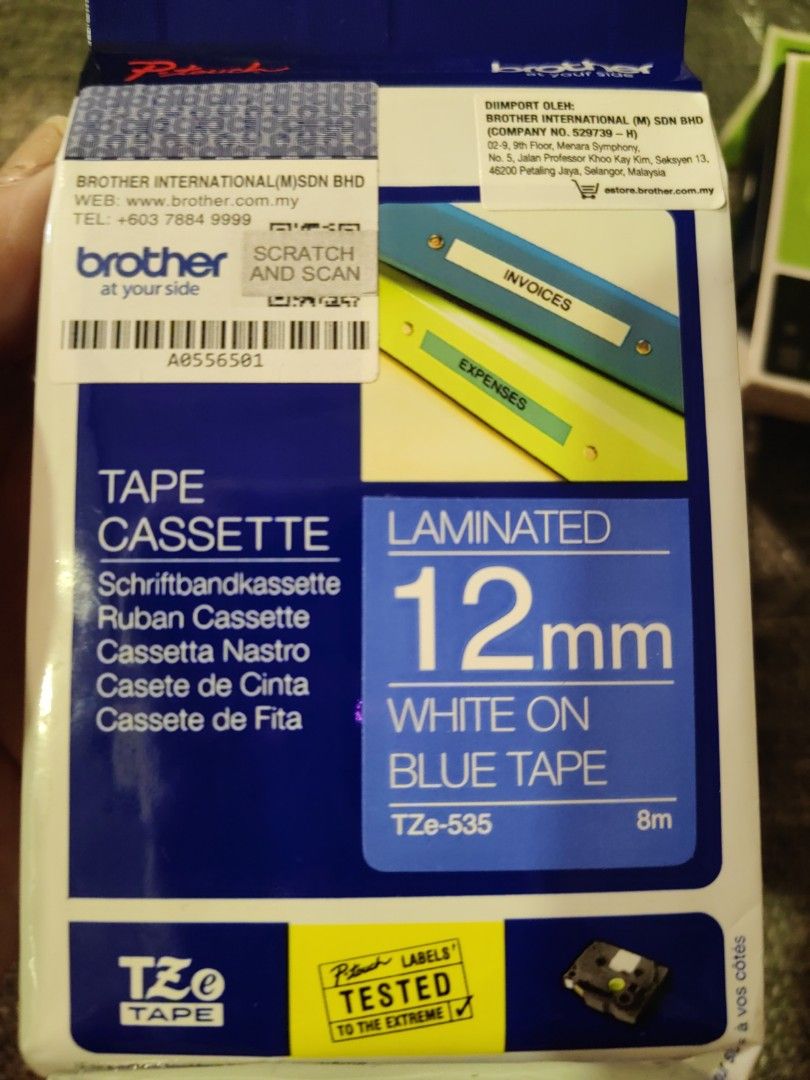 Brother Label cassette, Hobbies & Toys, Stationery & Craft, Stationery