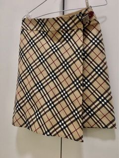 Burberry 藍標日製短裙/傅伯利經典短裙