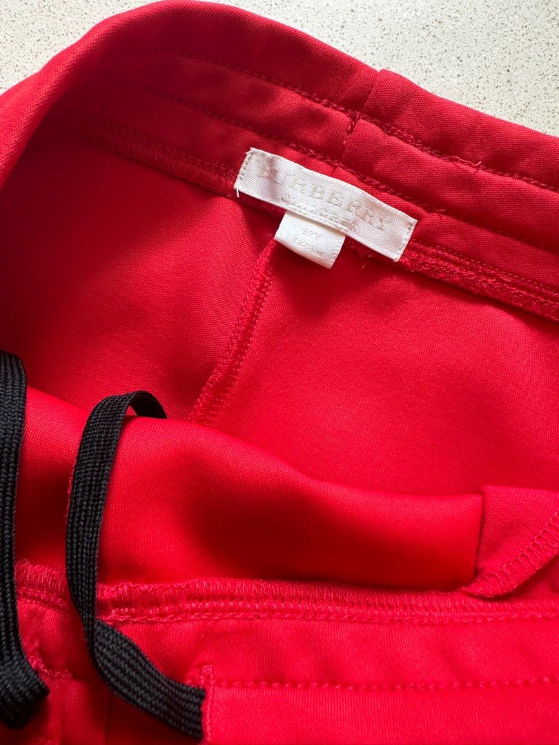 Burberry pants outlet kids red