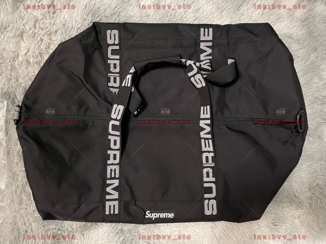 Supreme duffle shop bag ss18