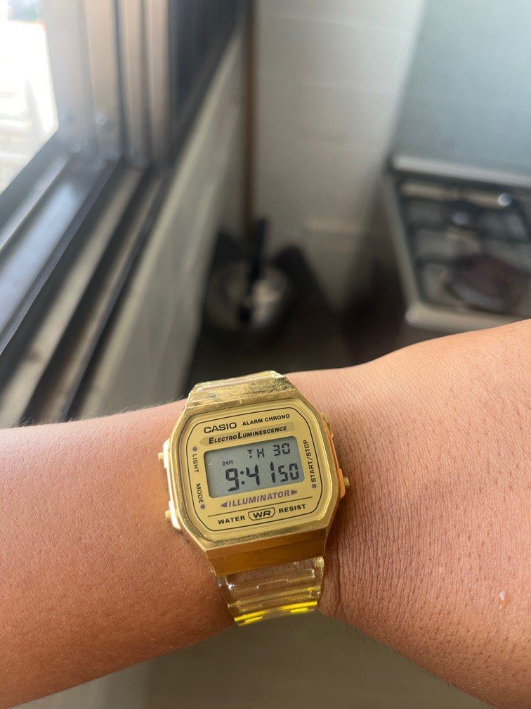 Casio A168 Women s Fashion Watches Accessories Watches on