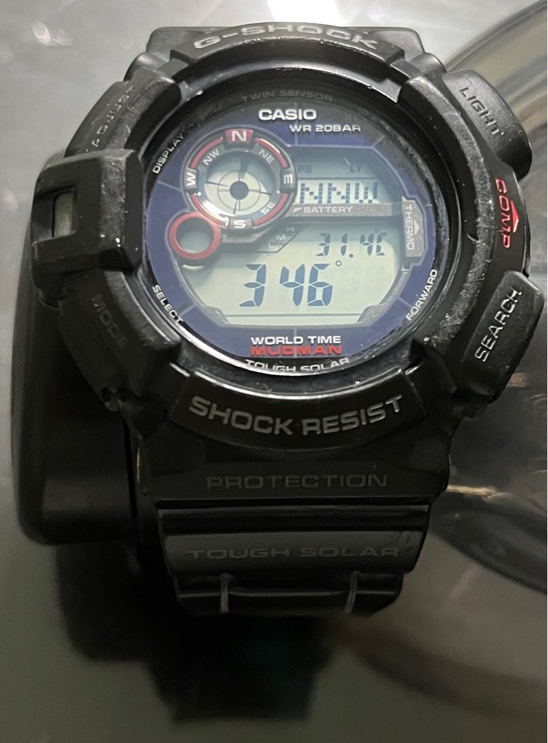 Casio mudman solar on sale