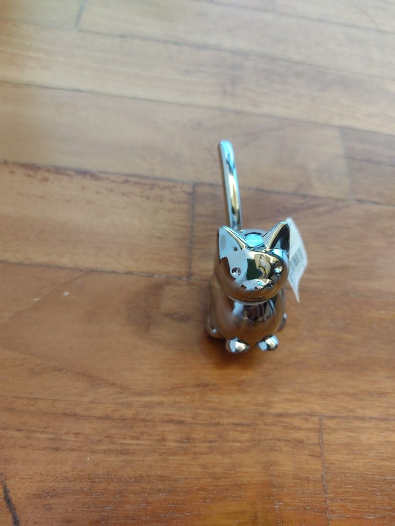 Cat Ring Holder Chrome Women s Fashion Watches Accessories