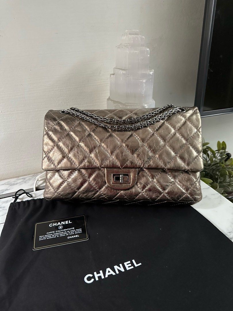 Chanel 2.55 reissue 226 classic double flap bag, Luxury, Bags