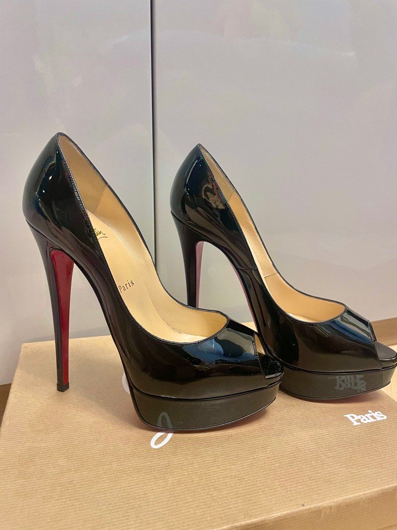 Christian Louboutin lady peep black 39.5 cl