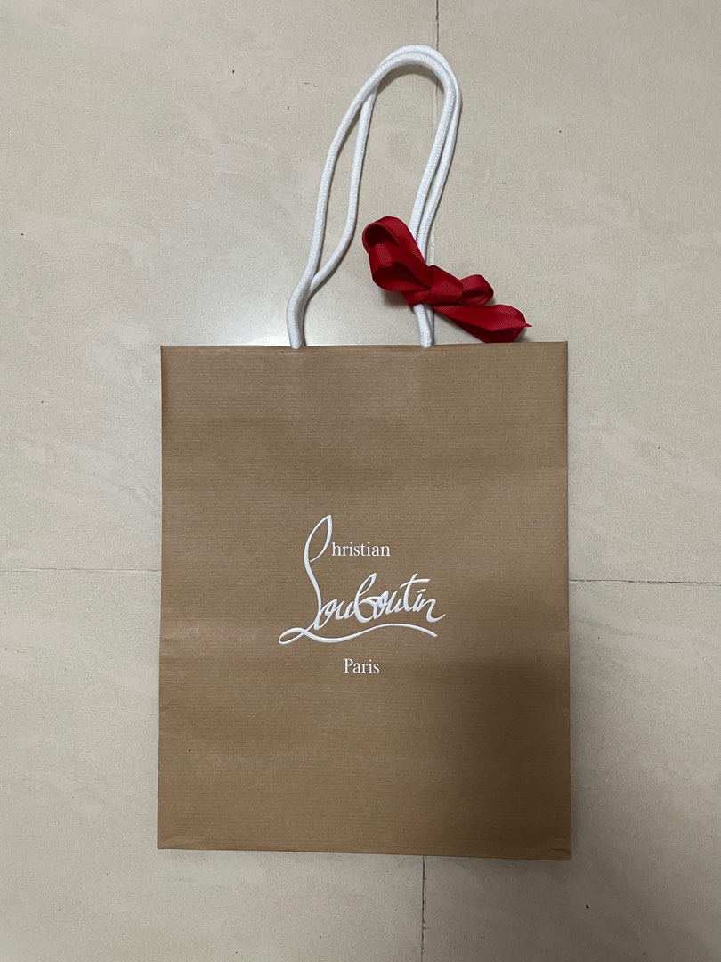 Louboutin paper bag new arrivals