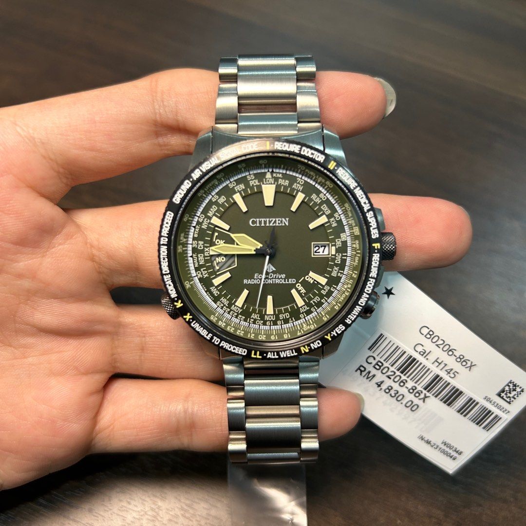 Citizen super store titanium radio controlled