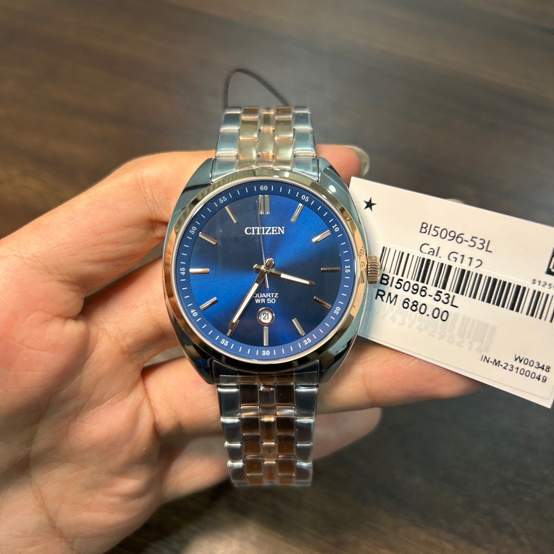 Citizen Quartz BI5096 53L Blue Men Watch Men s Fashion Watches
