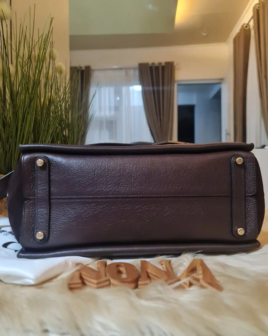 Coach mixed leather drew satchel shop