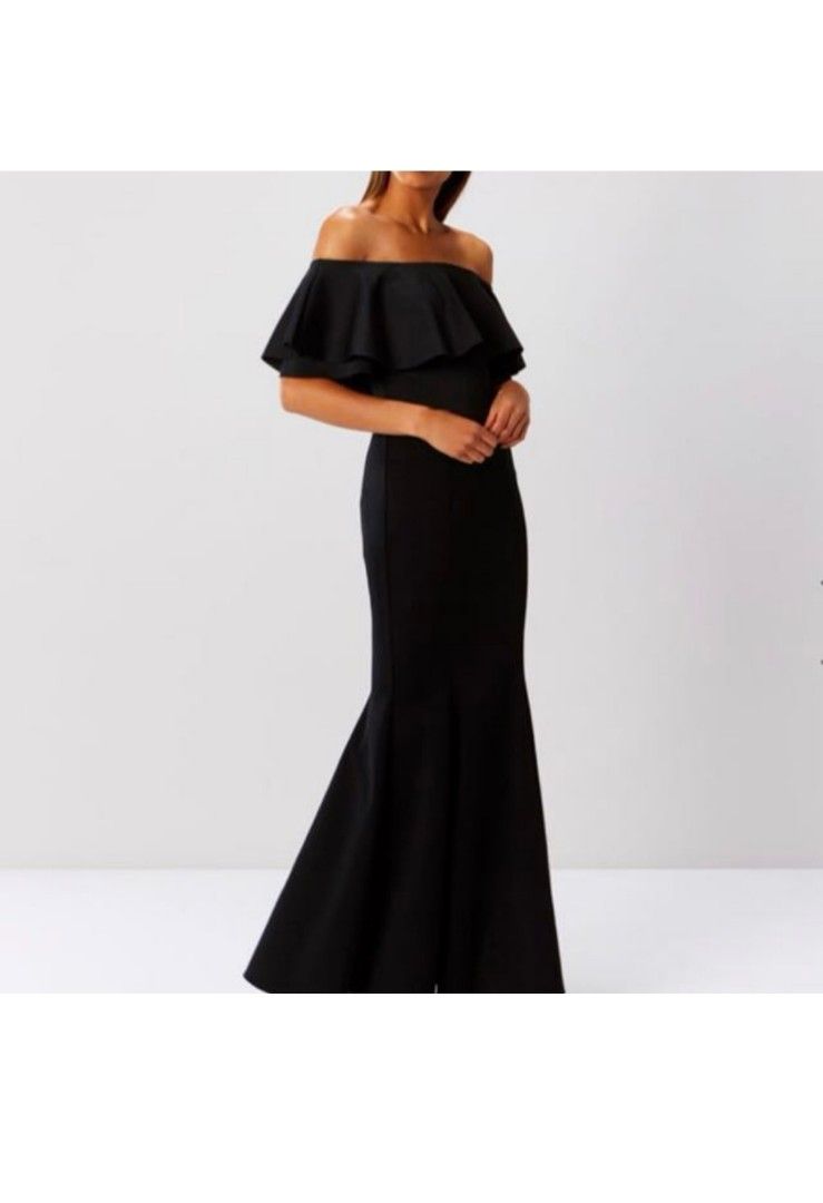 Coast long black evening dress sale