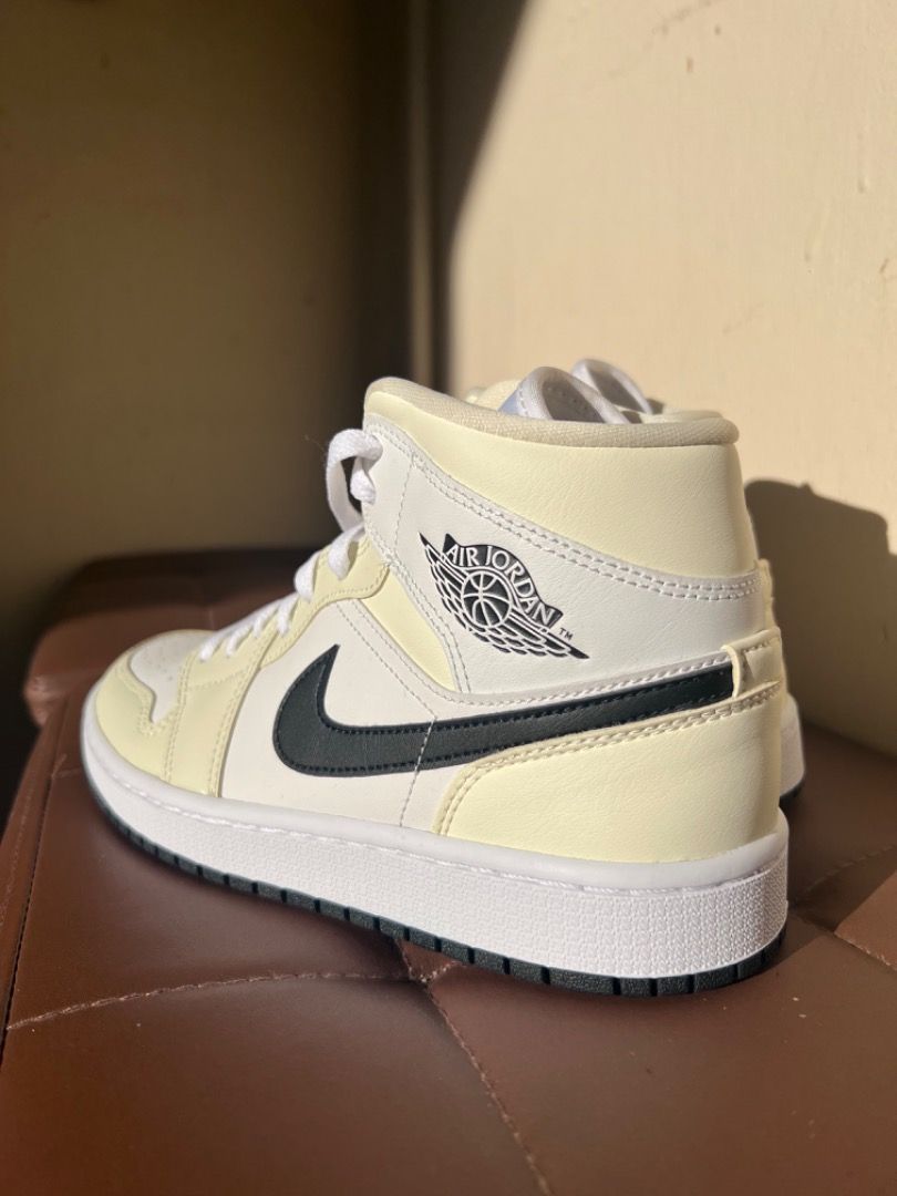 Coconut Milk Air Jordans Mid, Women's Fashion, Footwear, Sneakers on