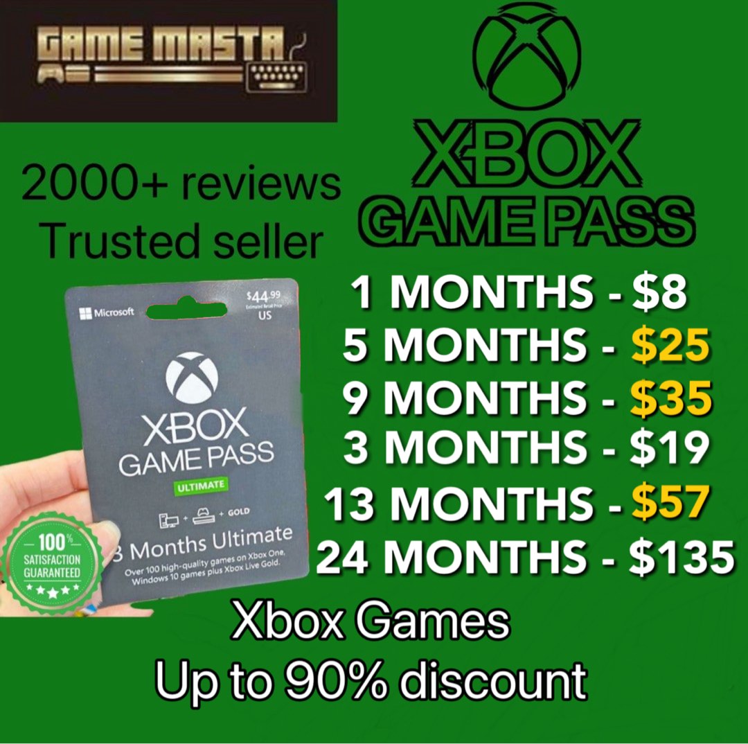 24 Months Xbox Game Pass Ultimate + Live Gold + Game Pass