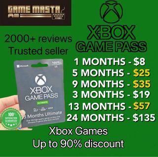 XBOX Game Pass Ultimate 12 Months + EA Play Activation Services Only for  new customers(No CD/DVD/Code)