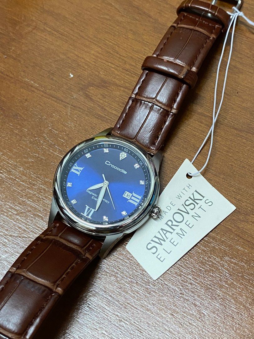 Crocodile watch on sale swarovski