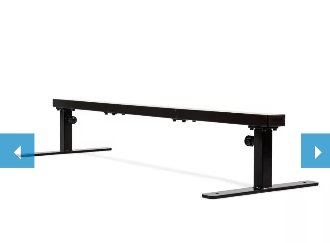 Decathlon Skateboard Grind Rail Oxelo Slide Bar Black OXELO, Sports