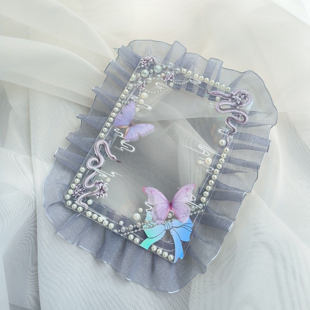 Decorated Top loader jpop Snow Man inspired B7 size for idol photos