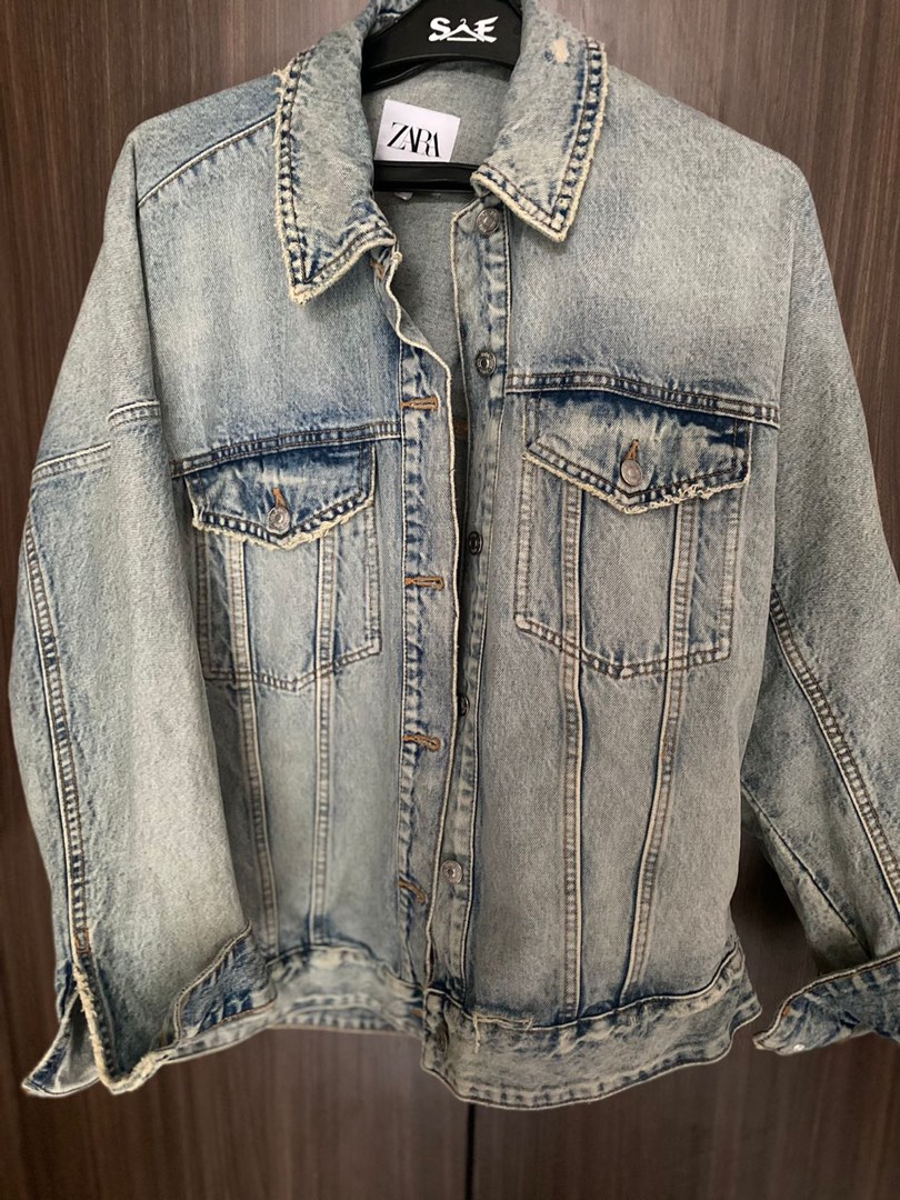 Jaket denim zara outlet
