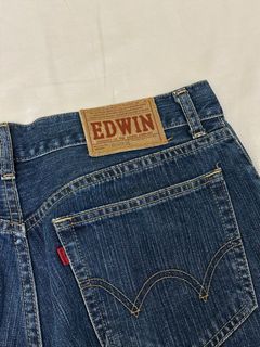 edwin 503  jeans 水洗藍直筒牛仔褲