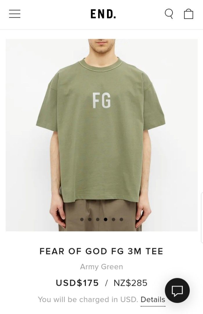 Fear of clearance god tee fg