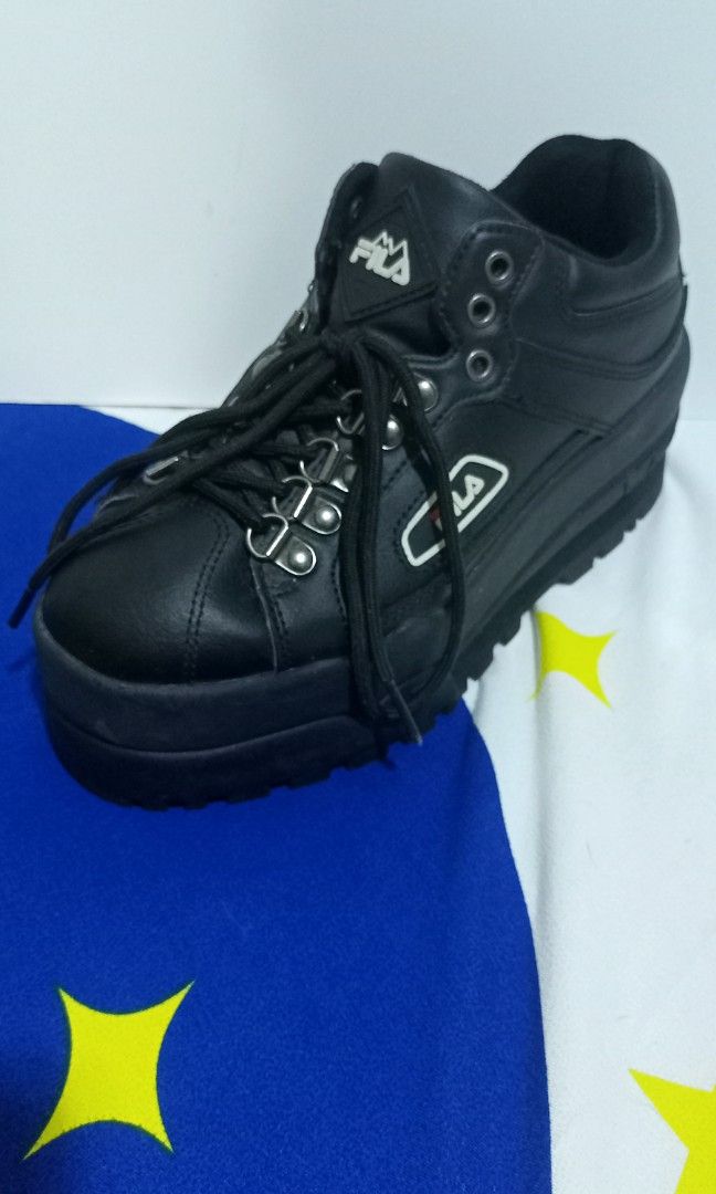 Fila trailblazer wedge black hotsell