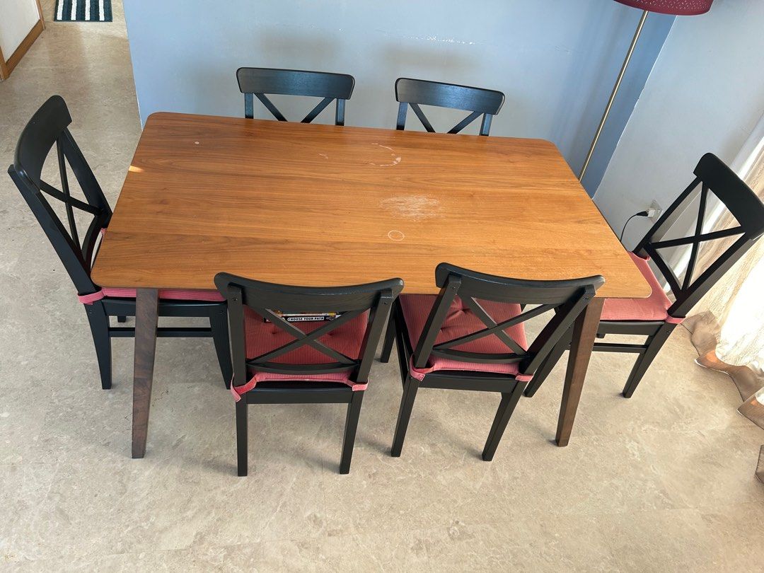 Used dining table sale and chairs for sale