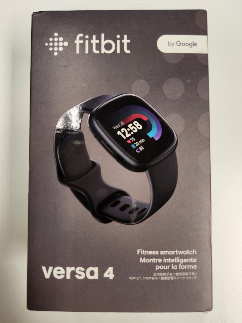 Fitbit versa 4 智能手錶（全新行貨）, 手提電話, 智能穿戴裝置及智能