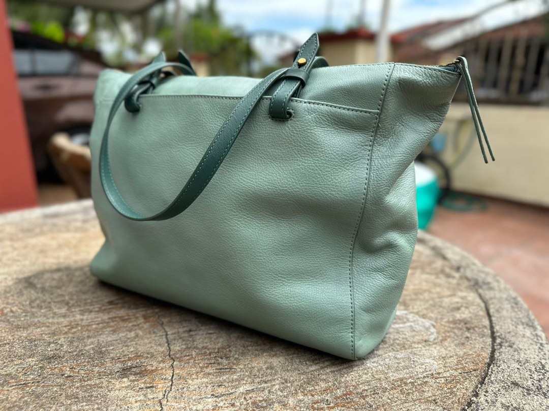 Fossil rachel cheap leather tote
