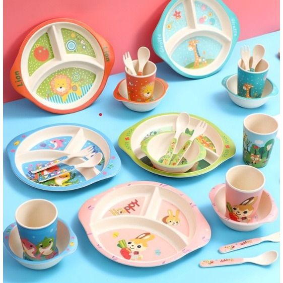 Childrens bowl and plate set store