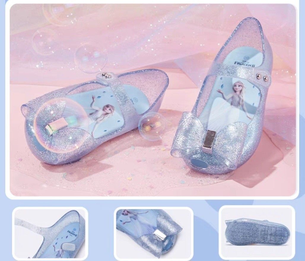 Frozen Elsa jelly shoes