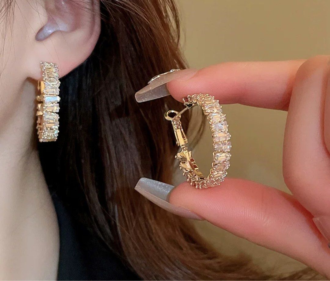 Full hoop earrings sale