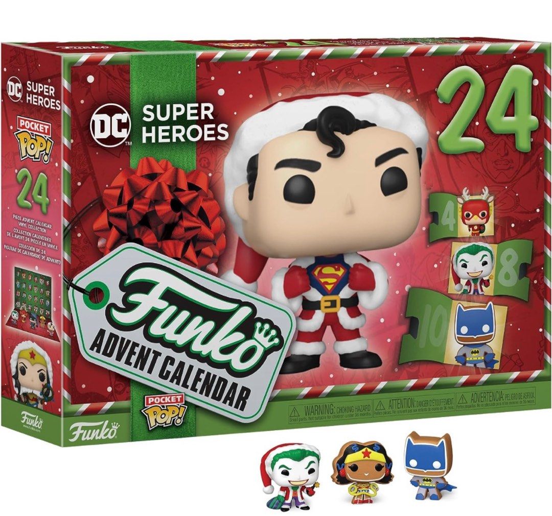 Funko advent calendar DC 2023, Hobbies & Toys, Toys & Games on Carousell