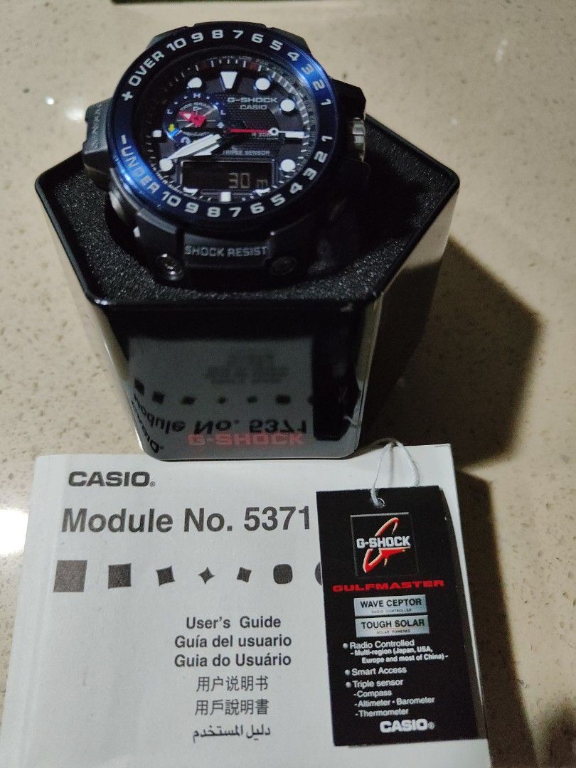 G Shock GWN 1000B 1BDR Men s Fashion Watches Accessories