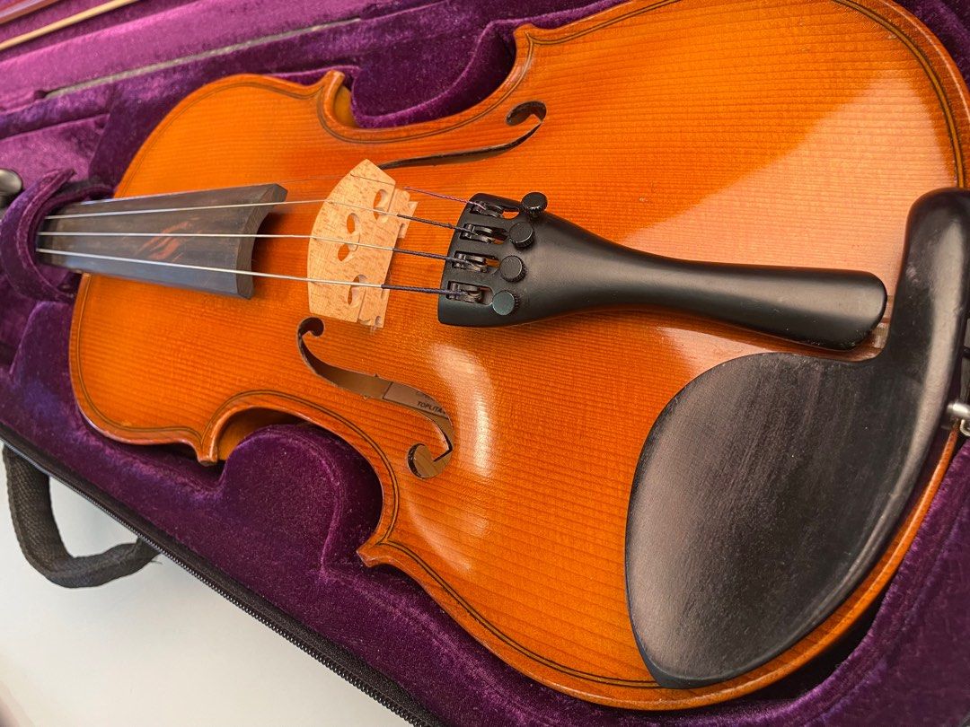 Genial Violin - Full size 4/4 student violin, Hobbies & Toys, Music ...