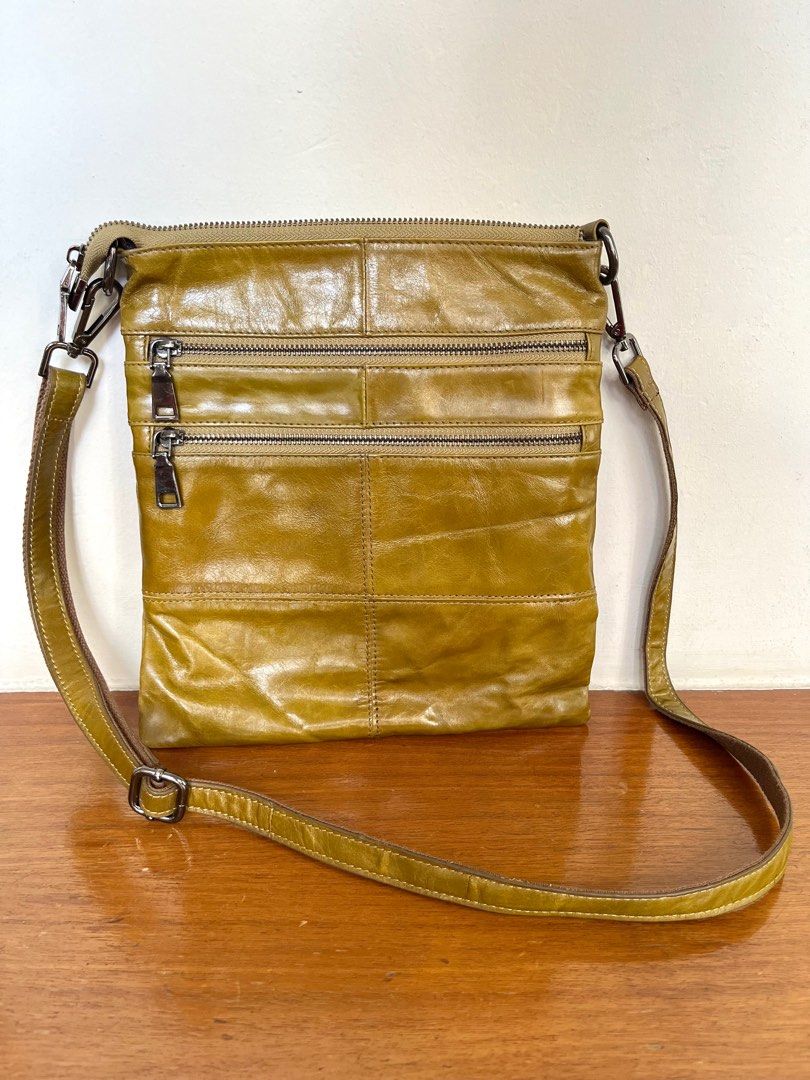 Genuine leather clearance crossbody