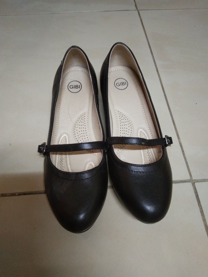 Gibi School Shoes Gibi Black Shoes With Heels Stiletto Heels Gibi Sandals With Heels Gibi High Heels Soft Leather Single  Shoes Work Women's Black