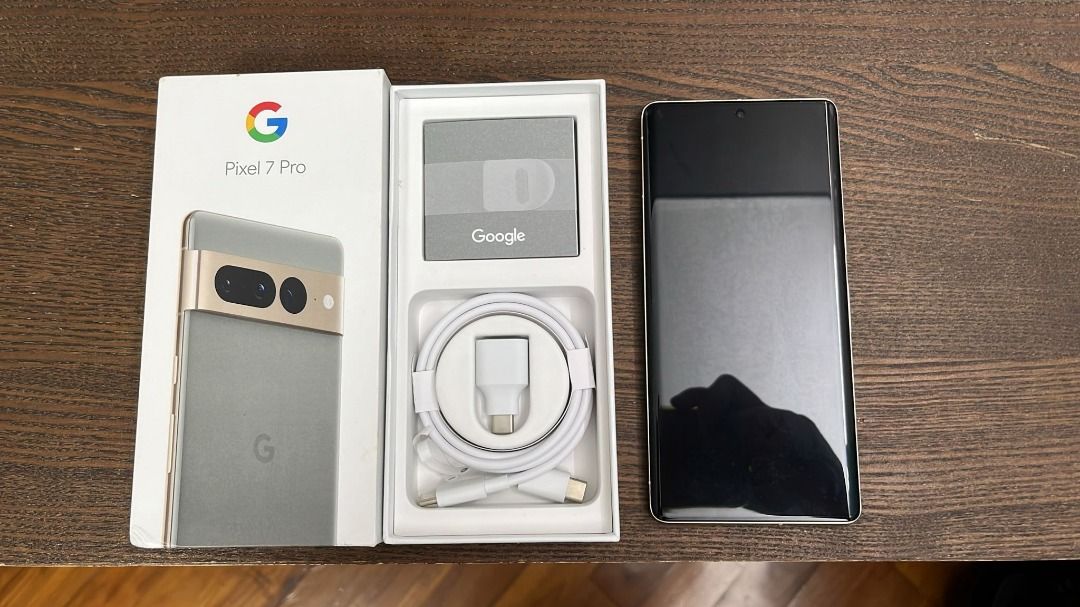 Google Pixel 7 Pro 128GB 英版綠色(99新), 手提電話, 手機, Android