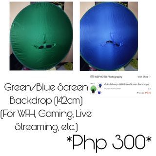 Green/Blue Screen Backdrop (142cm)