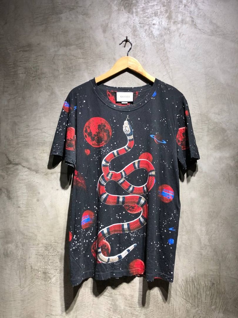 Gucci space snake shirt hot sale