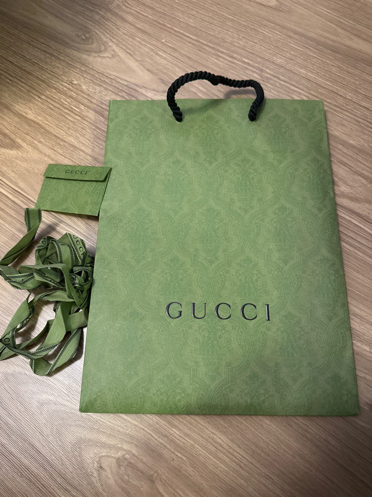 Gucci Paper Bag, Luxury, Sneakers & Footwear on Carousell