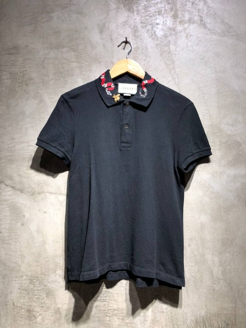 Gucci polo discount shirt snake