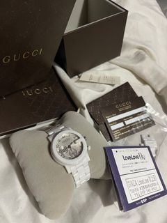 Gucci white watch