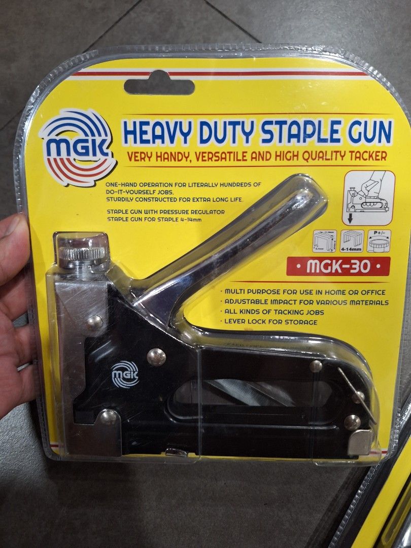 Gun tacker / staple gun (Category: Construction Tools & Equipment) located in Quezon City. Submitted by bellemarketing (Listing ID 1268598558, Image 1). Description: Staple Gun / Gun Tacker For pick up @ q.c.