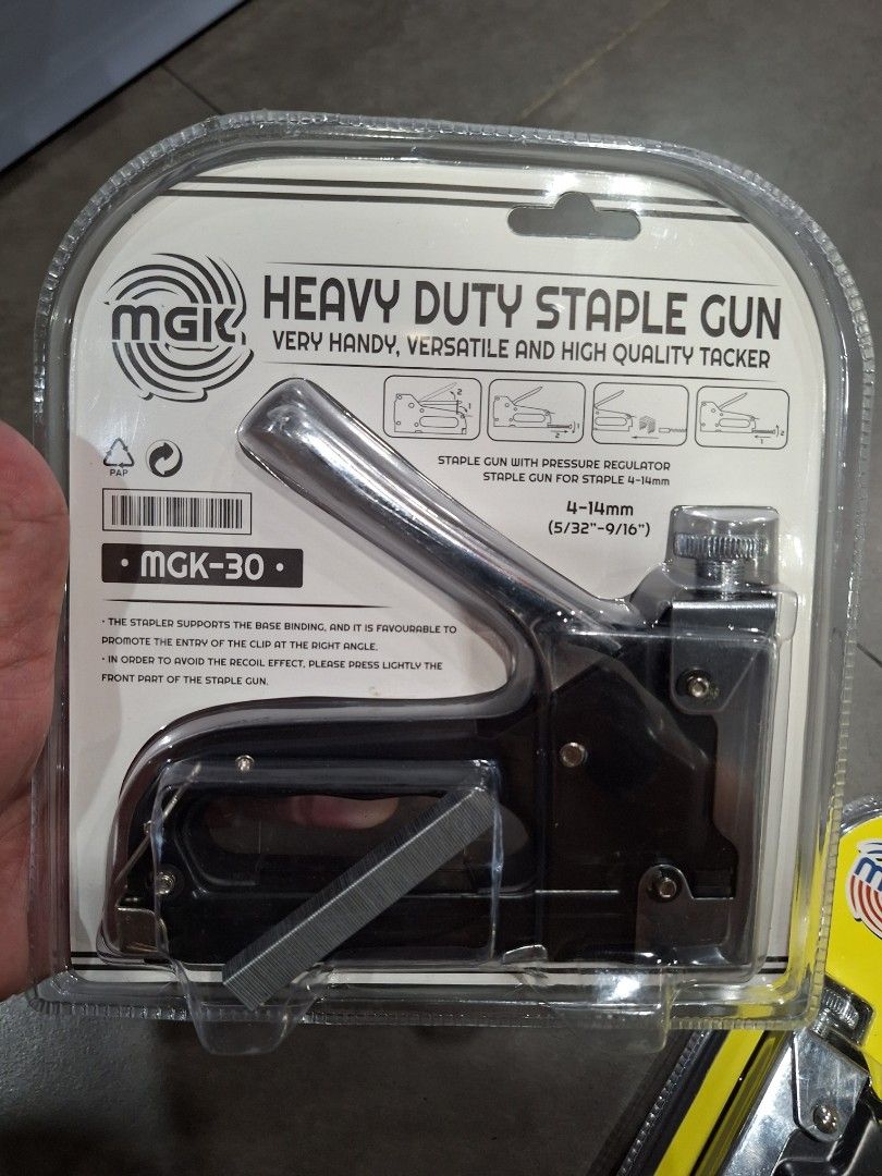 Gun tacker / staple gun (Category: Construction Tools & Equipment) located in Quezon City. Submitted by bellemarketing (Listing ID 1268598558, Image 2). Description: Staple Gun / Gun Tacker For pick up @ q.c.