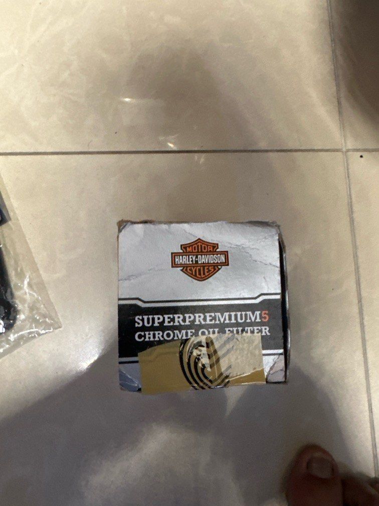 Harley Davidson Oil filter chrome, Motorcycles, Motorcycle Accessories