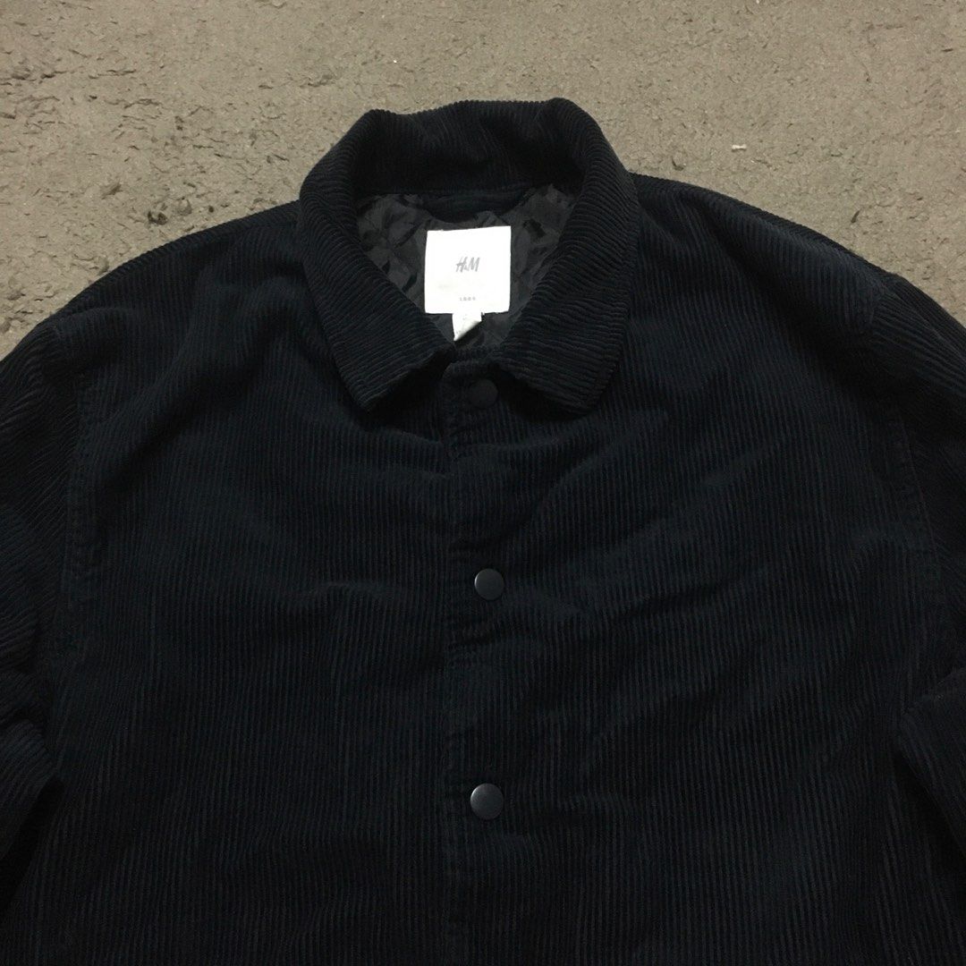 H M Corduroy Coach Jacket Men s Fashion Coats Jackets and