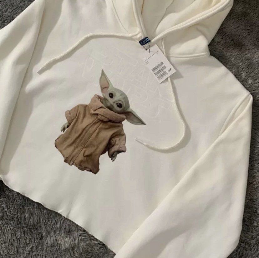 Fit Sudadera Yoda Hm Baby Yoda Hoodie H&m Printed Hoodie