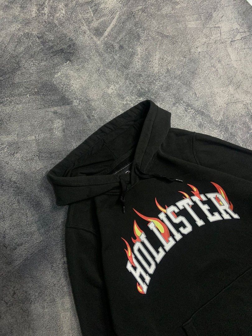 Hollister online flame hoodie