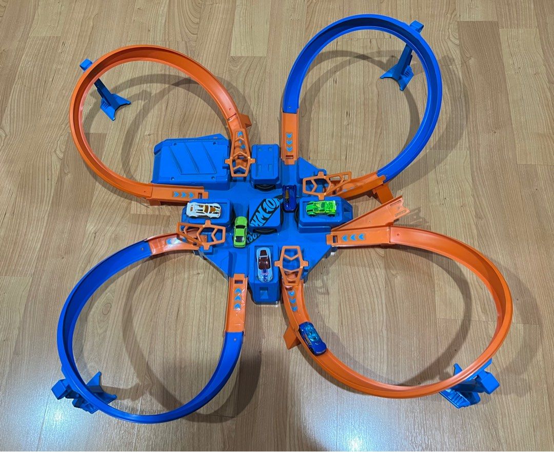 Hot wheels criss cross crash track set original bayi anak mainan