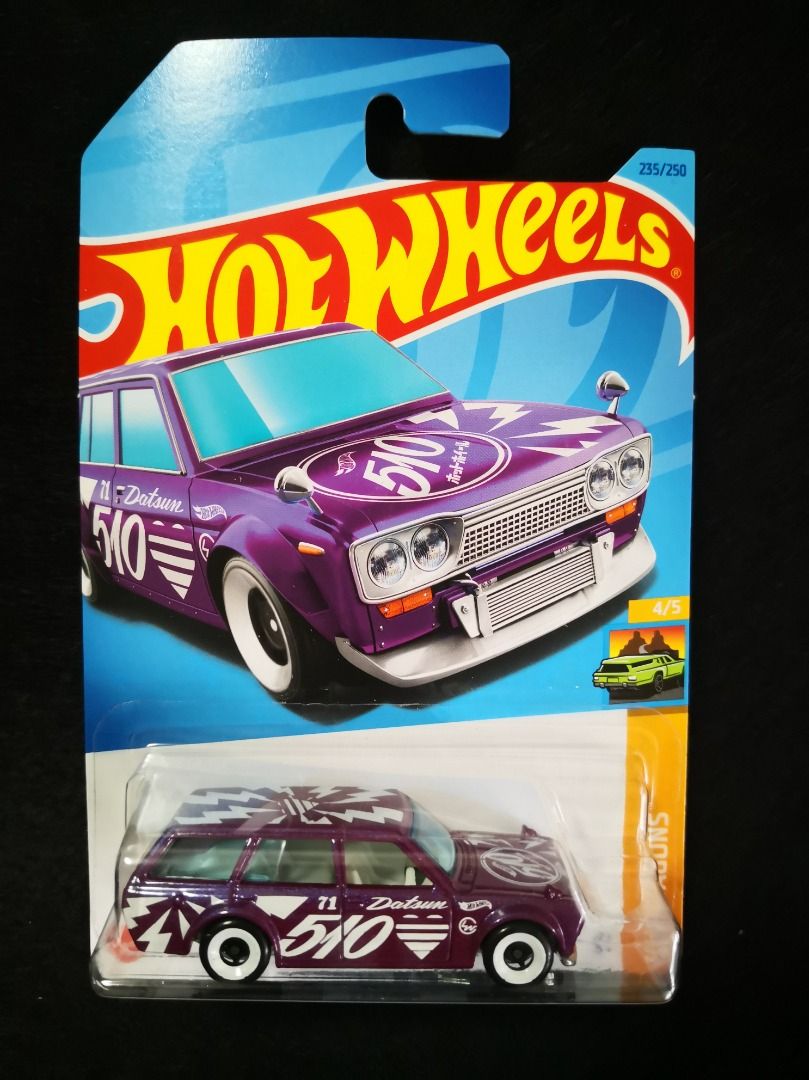Hot Wheels Datsun Bluebird Wagon 510 Purple 2023 Hobbies Toys