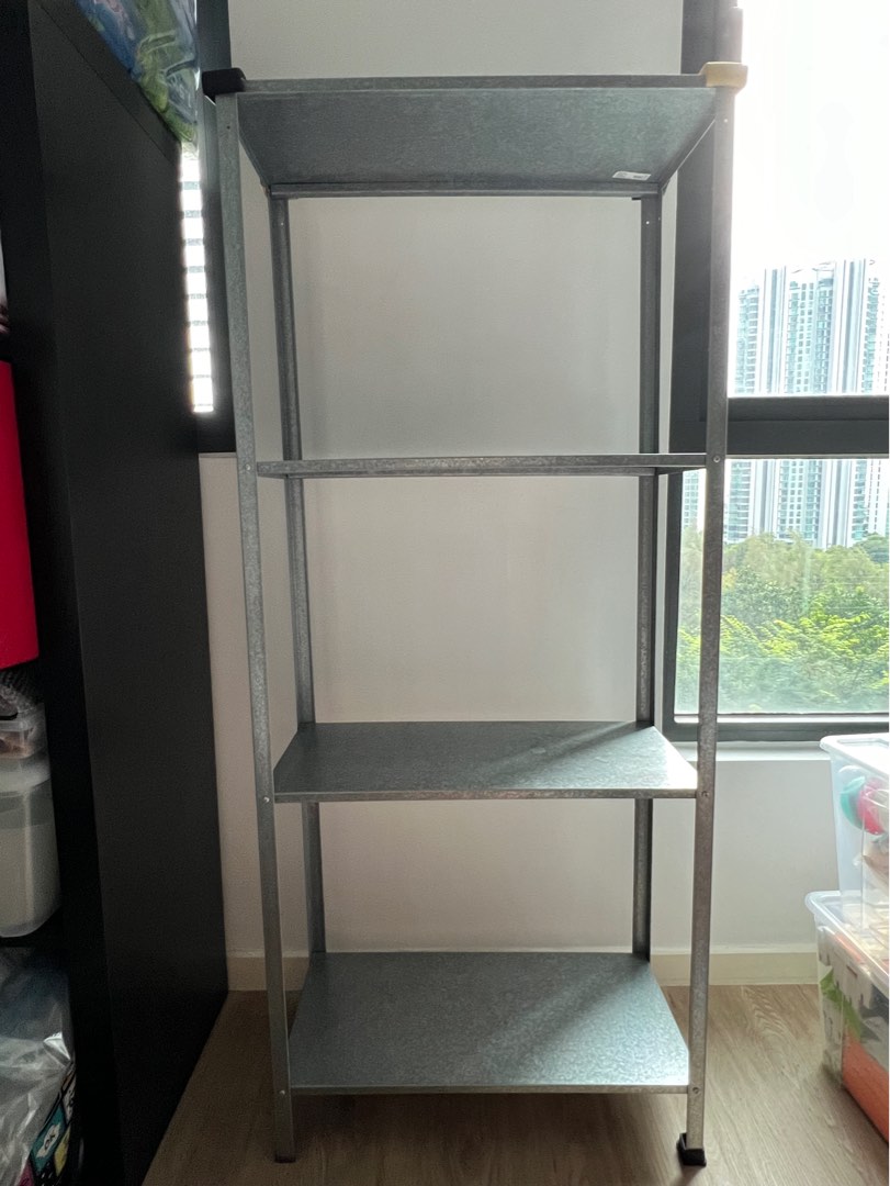 IKEA HYLLIS Metal Shelf, Furniture & Home Living, Furniture, Shelves